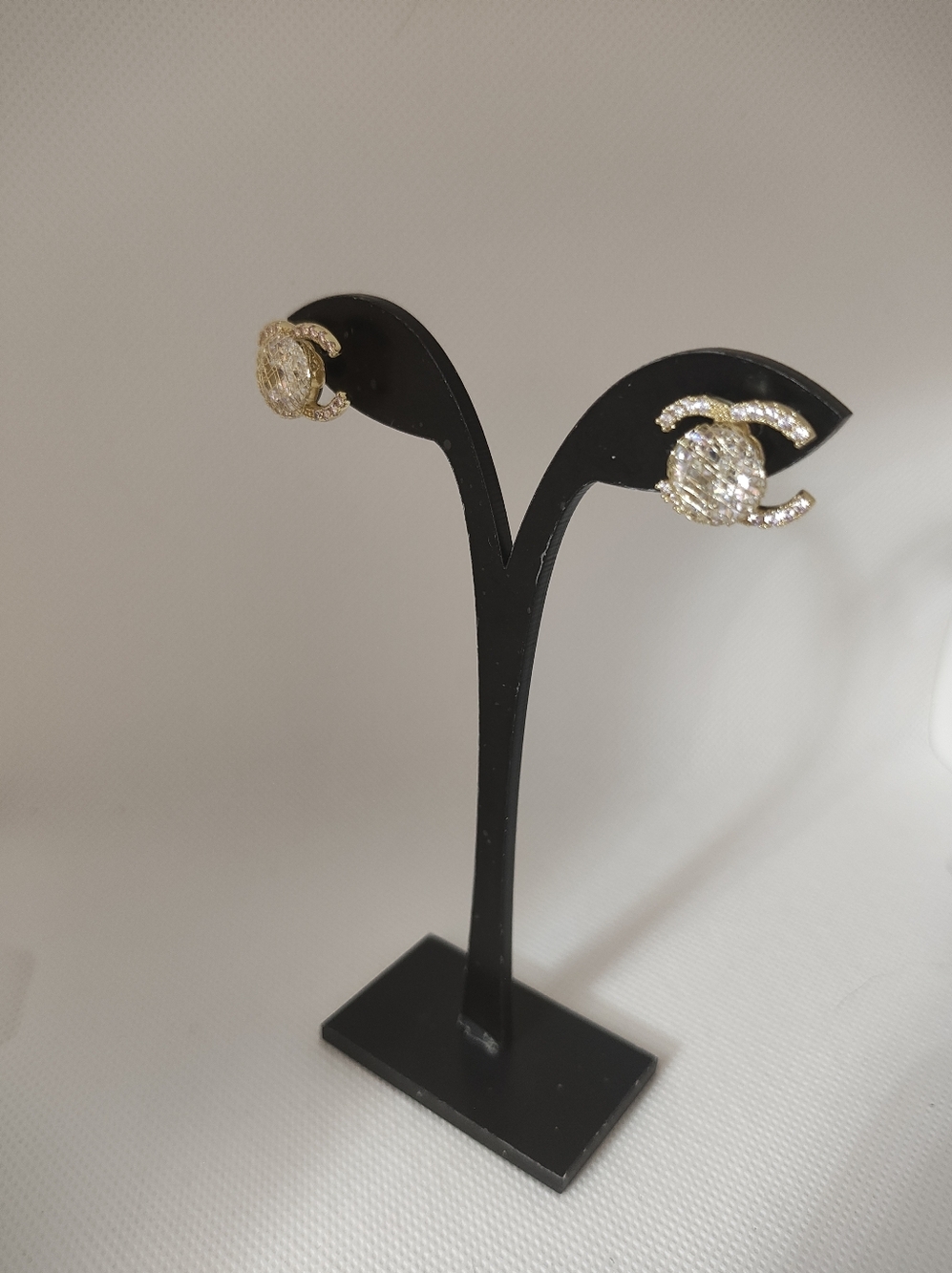 Elegant Gold and Silver With A Unique Branding Earrings - Picture 2 of 8